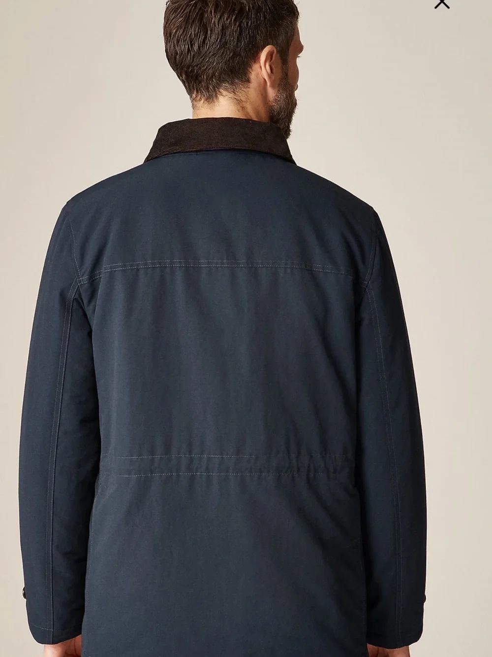J.Crew Country jacket/coat with removable hood and PrimaLoft